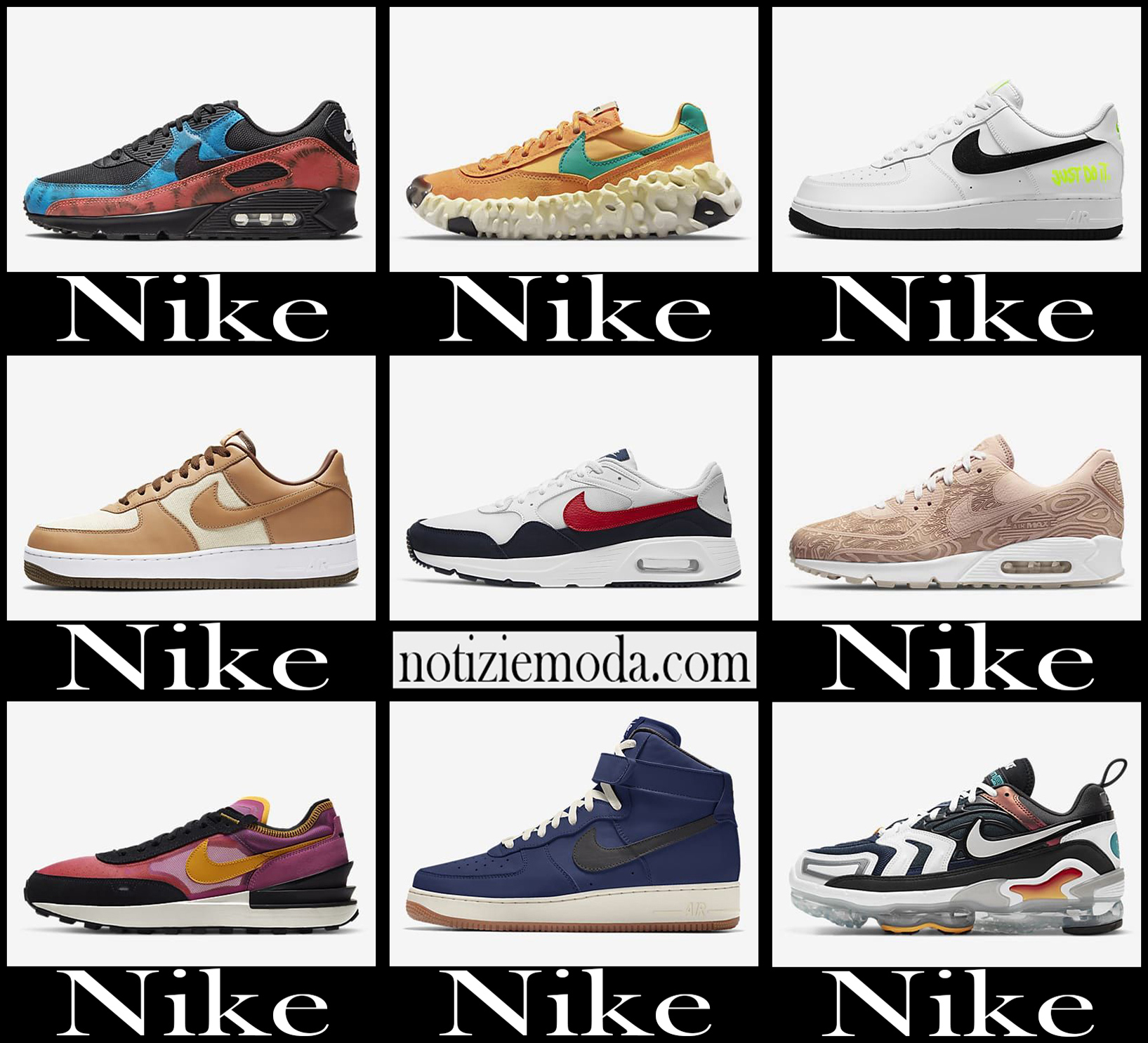 Nuovi arrivi sneakers Nike 2021 scarpe sport uomo