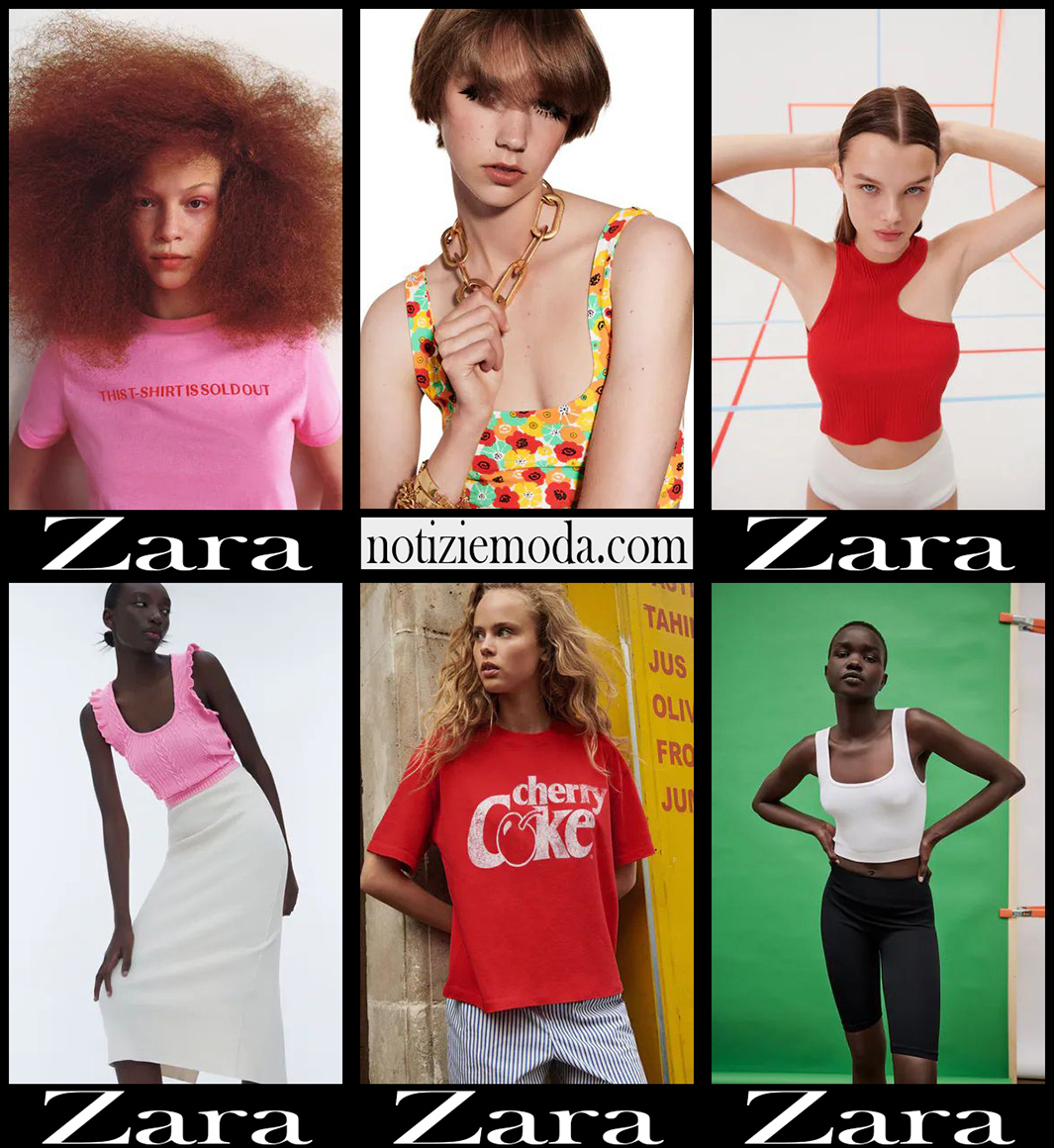 Nuovi arrivi t shirts Zara 2021 abbigliamento donna