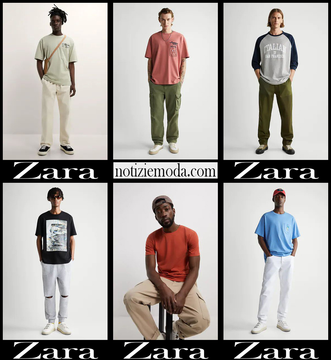 Nuovi arrivi t shirts Zara 2021 abbigliamento uomo