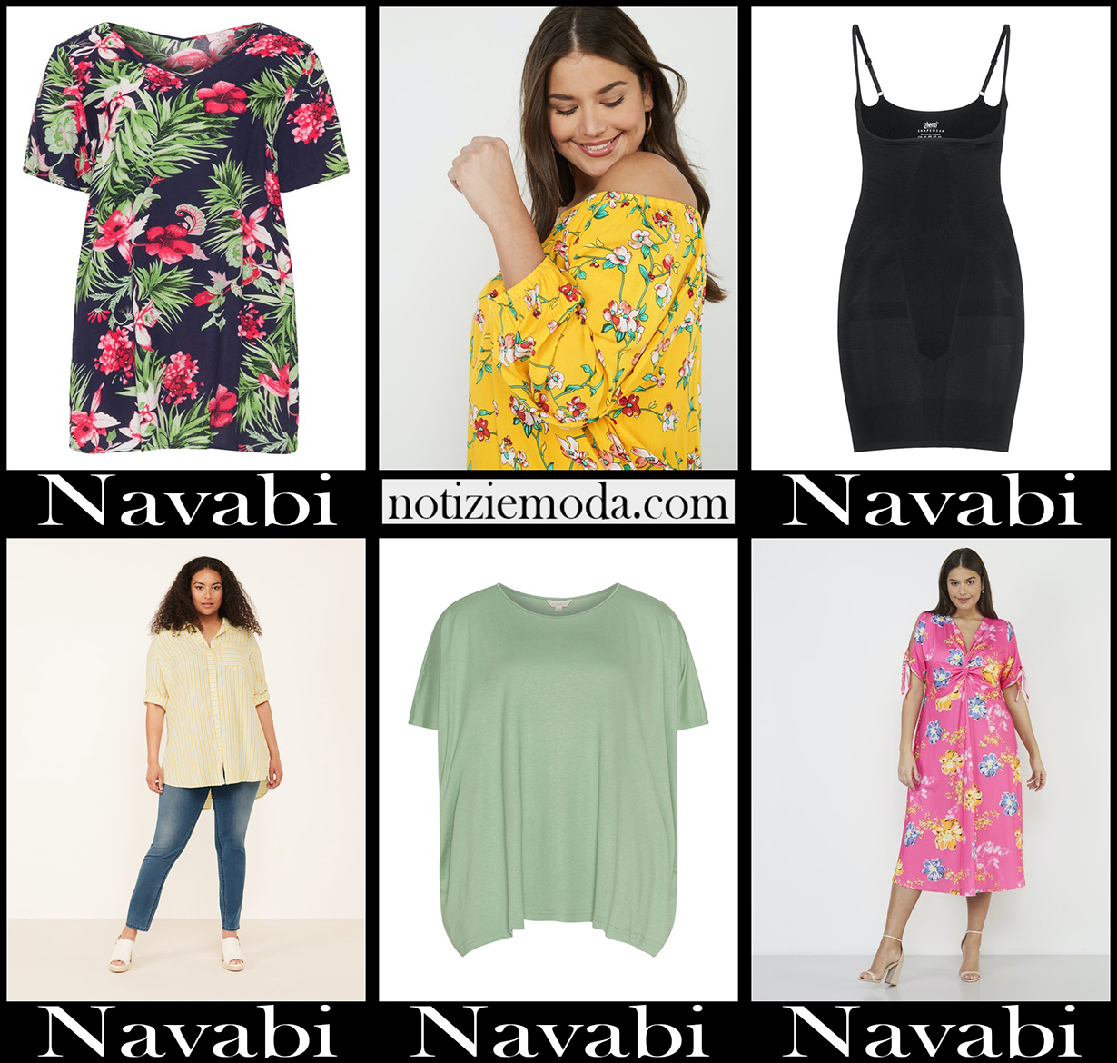 Taglie comode Navabi 2021 abbigliamento curvy donna