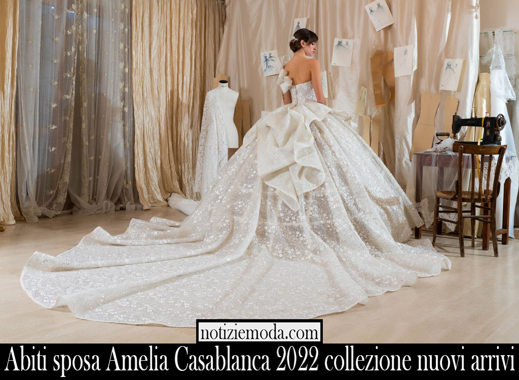 Abiti sposa Amelia Casablanca 2022 collezione nuovi arrivi