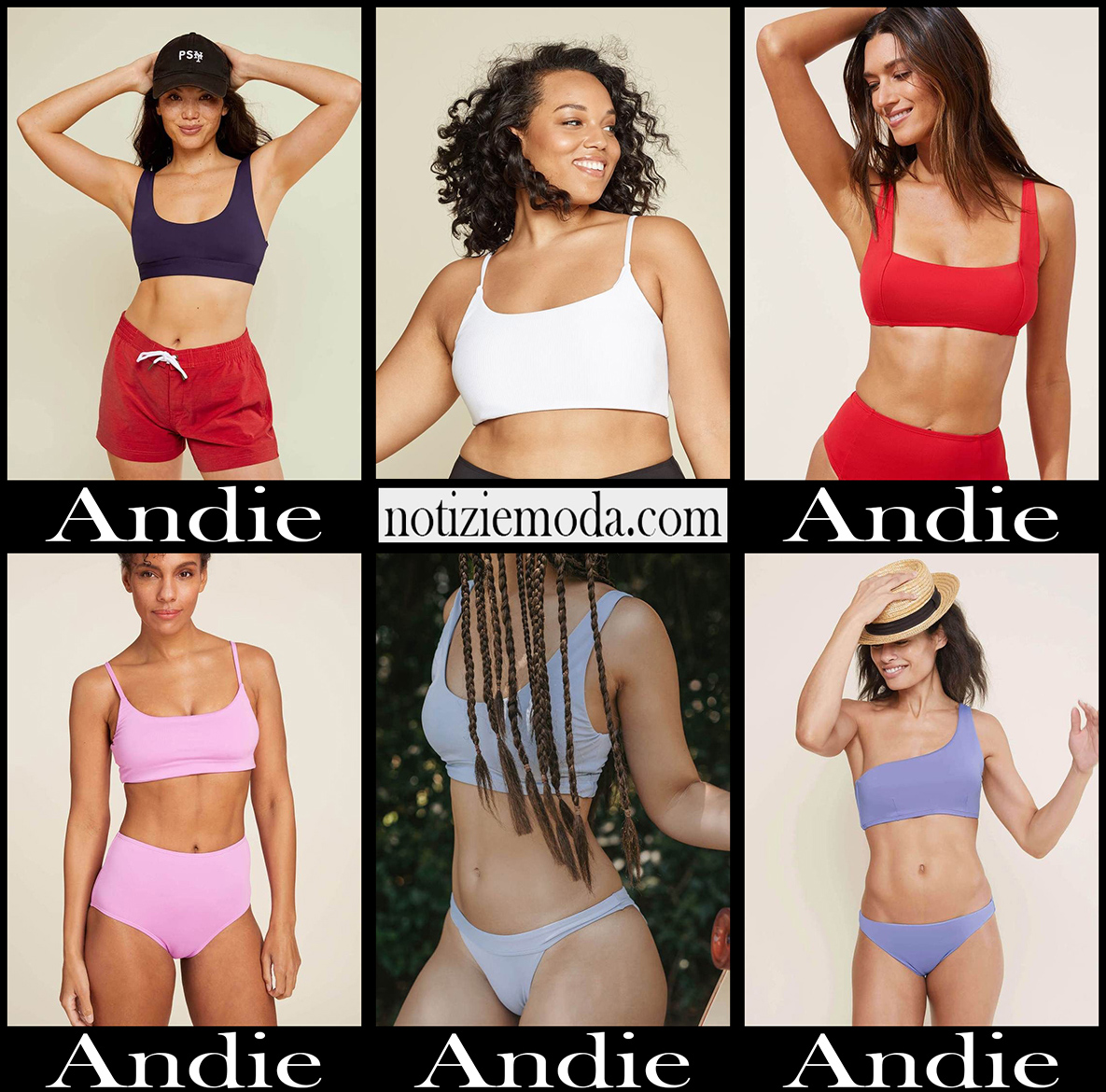 Bikini Andie 2021 nuovi arrivi costumi donna accessori