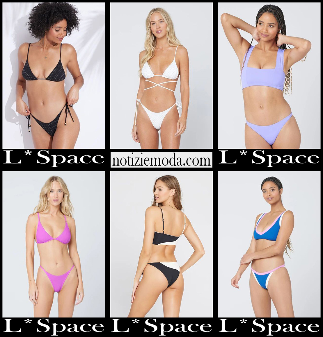 Bikini L Space 2021 nuovi arrivi costumi donna accessori
