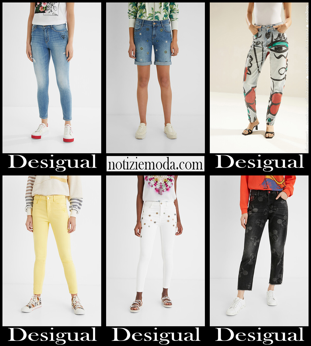 Jeans Desigual 2021 nuovi arrivi abbigliamento donna
