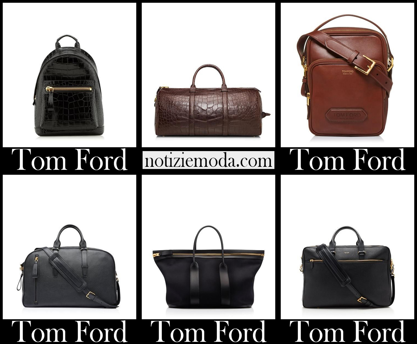 Nuovi arrivi borse Tom Ford 2021 accessori uomo