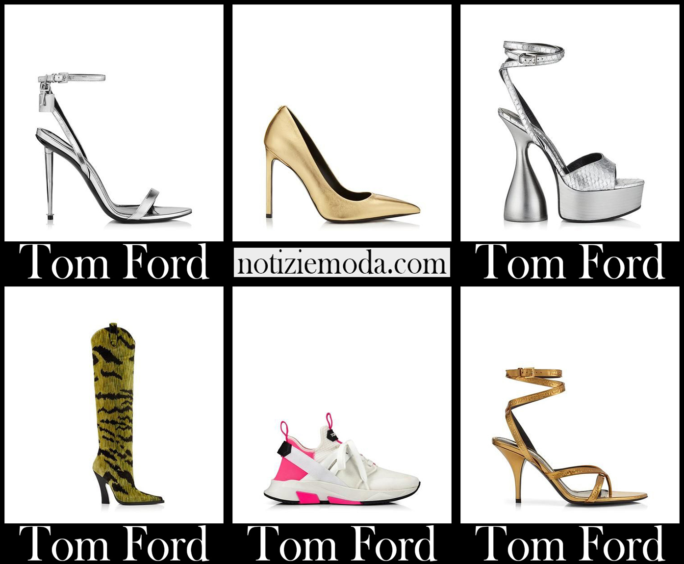 Nuovi arrivi scarpe Tom Ford 2021 calzature donna