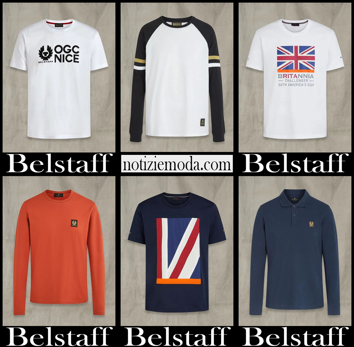Nuovi arrivi t shirts Belstaff 2022 abbigliamento uomo