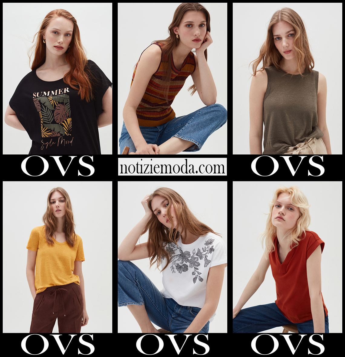 Nuovi arrivi t shirts OVS 2021 abbigliamento donna