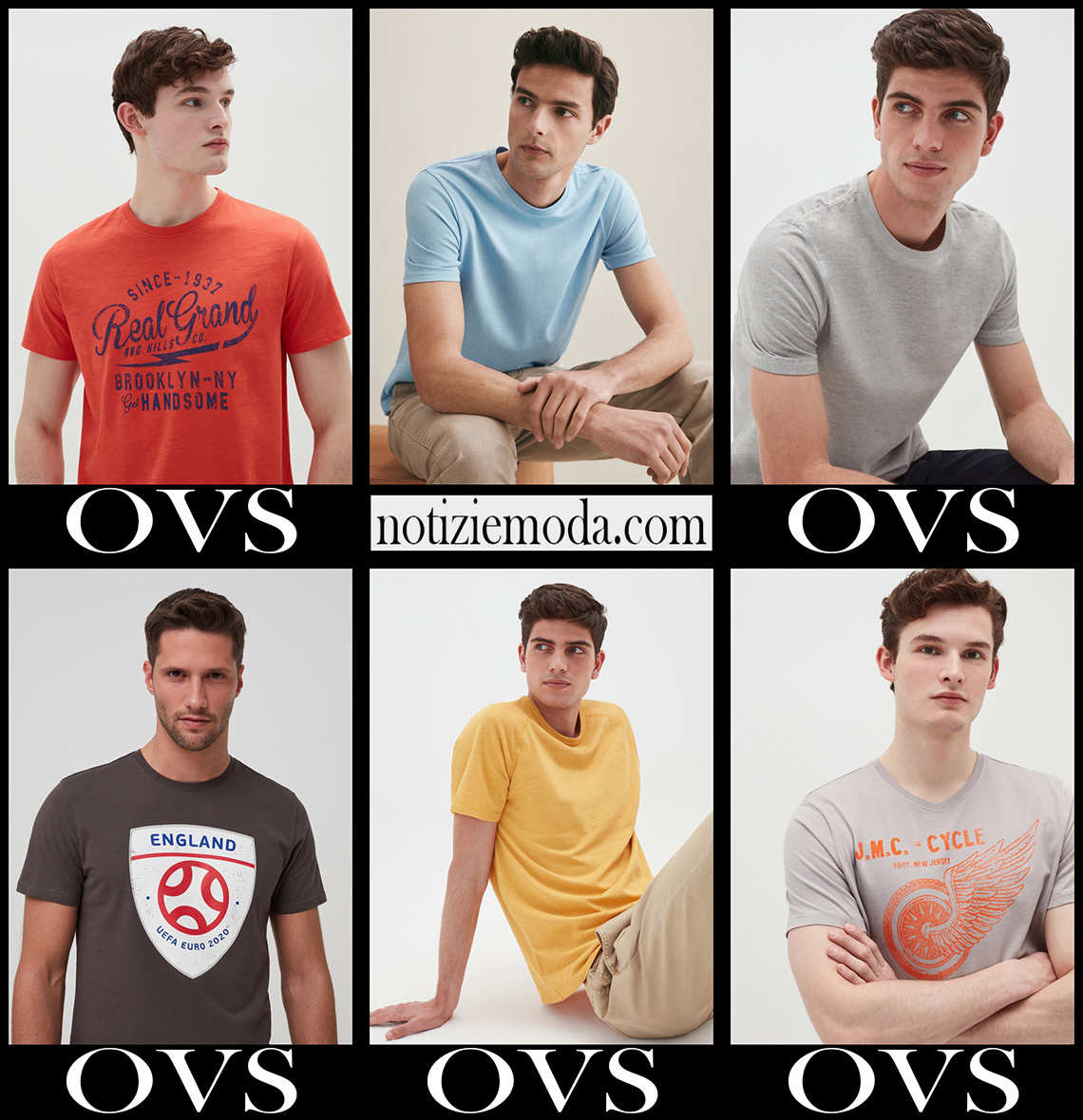 Nuovi arrivi t shirts OVS 2021 abbigliamento uomo