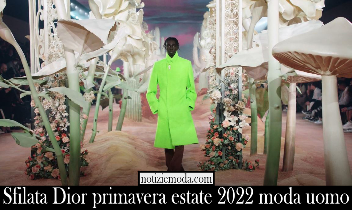 Sfilata Dior primavera estate 2022 moda uomo