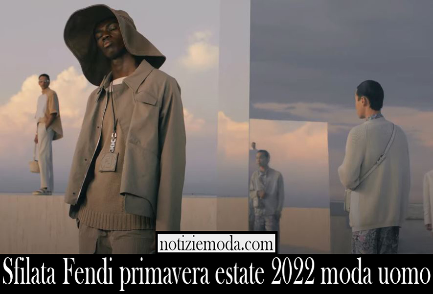 Sfilata Fendi primavera estate 2022 moda uomo