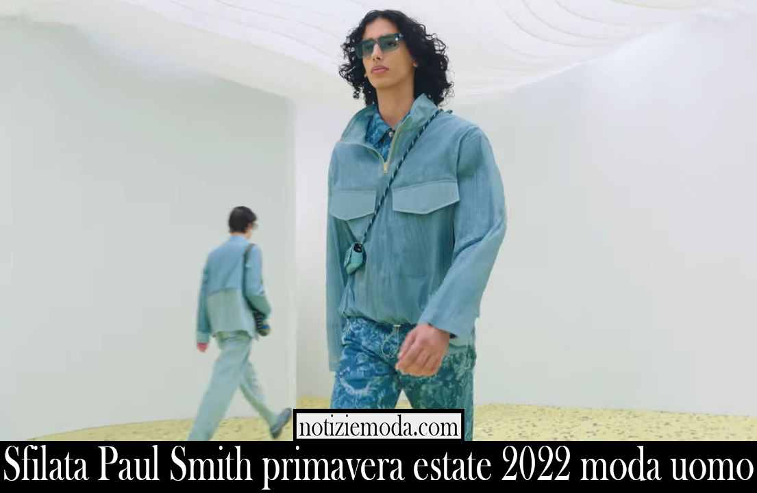 Sfilata Paul Smith primavera estate 2022 moda uomo