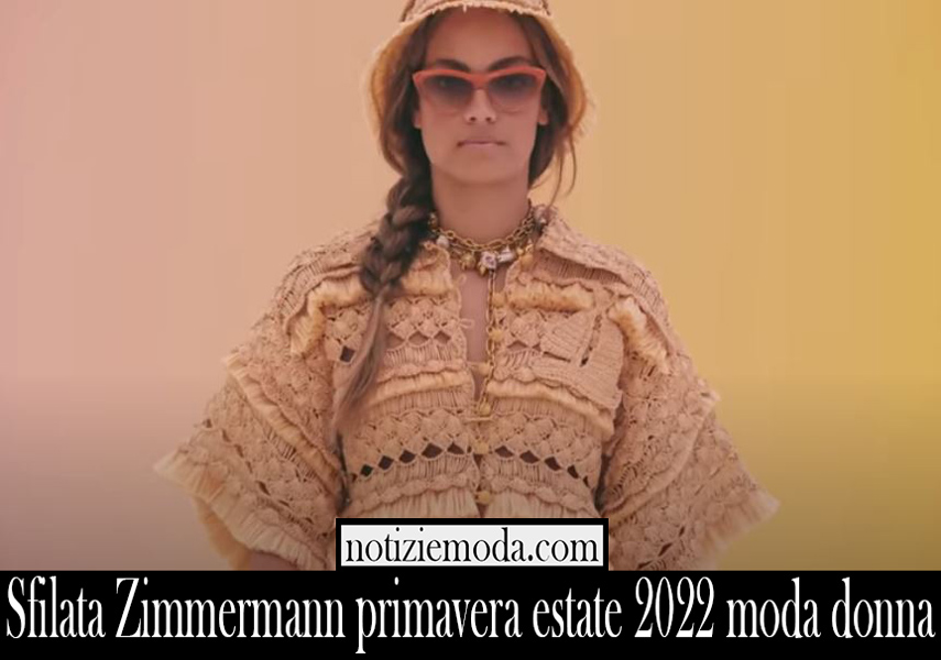 Sfilata Zimmermann primavera estate 2022 moda donna