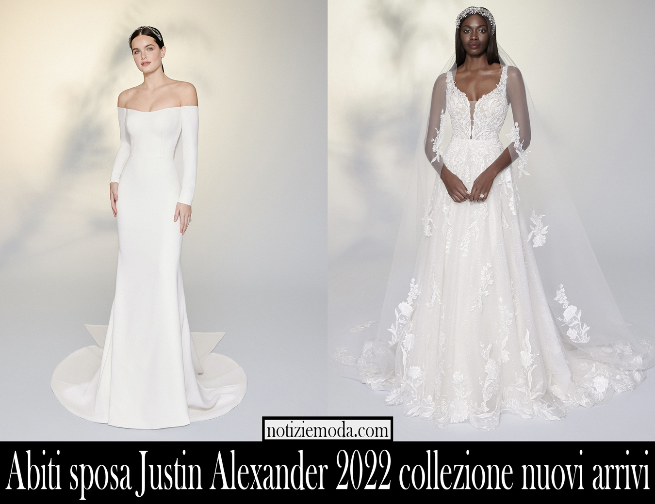 Abiti sposa Justin Alexander 2022 collezione nuovi arrivi