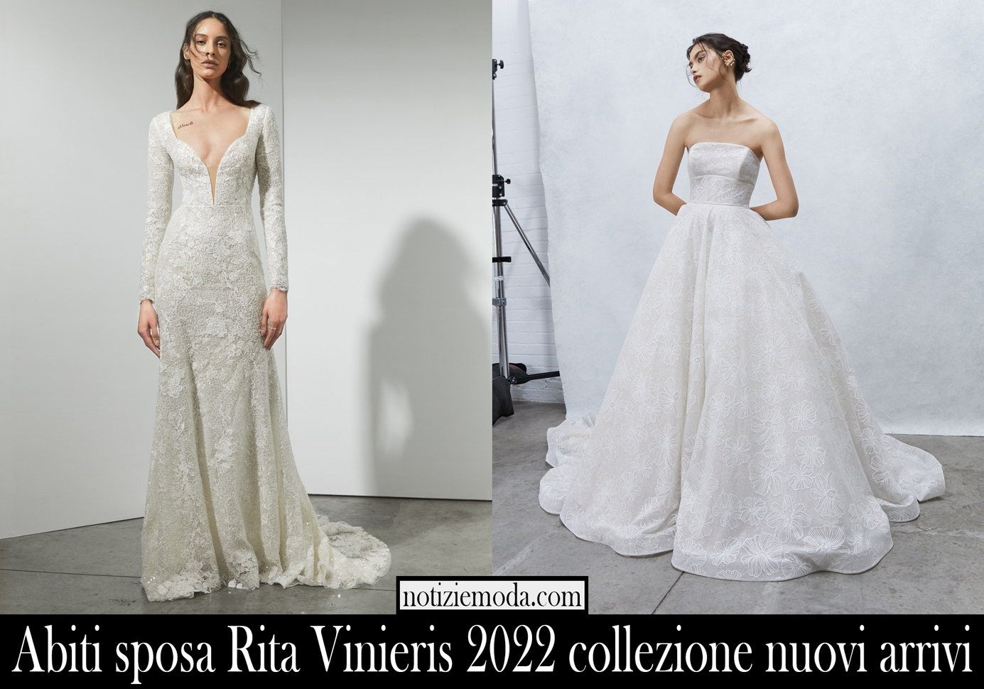 Abiti sposa Rita Vinieris 2022 collezione nuovi arrivi