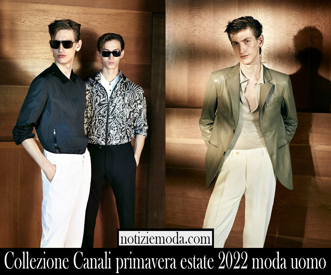 Collezione Canali primavera estate 2022 moda uomo