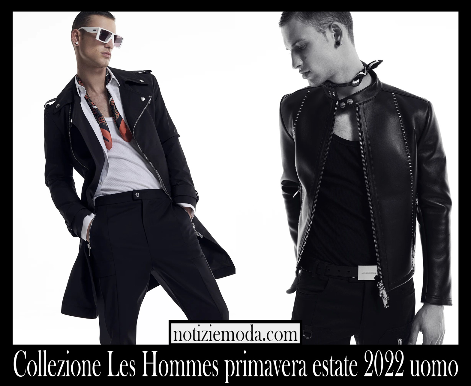 Collezione Les Hommes primavera estate 2022 uomo