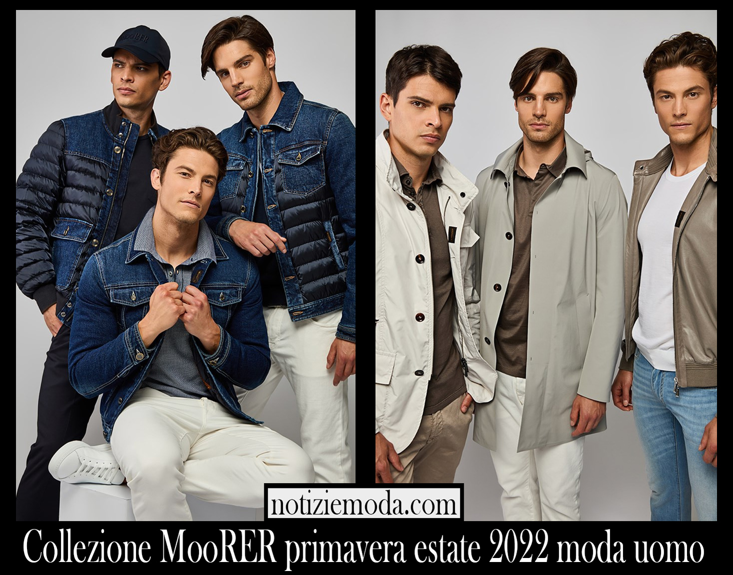 Collezione MooRER primavera estate 2022 moda uomo