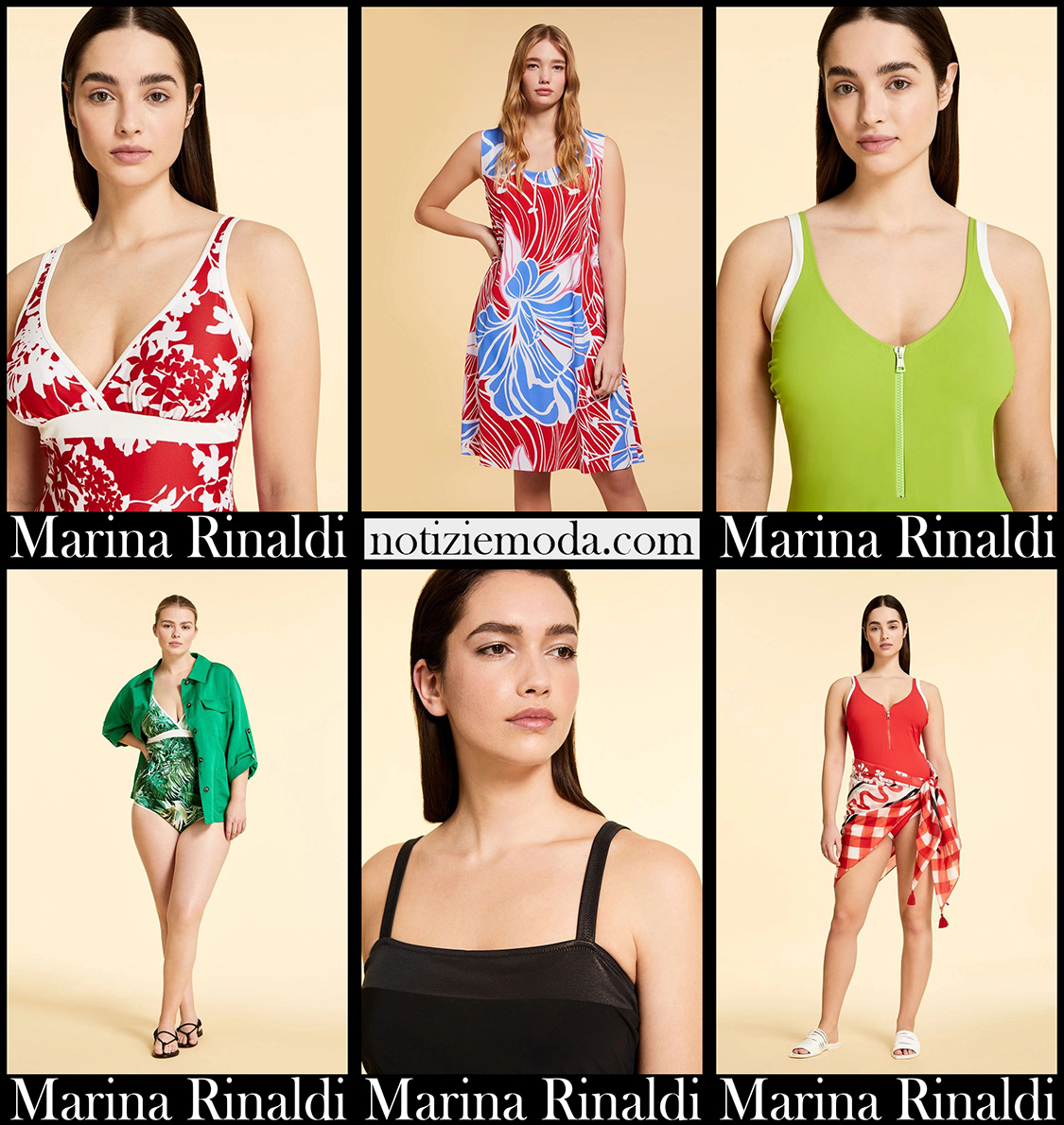 Moda mare Curvy Marina Rinaldi costumi taglie comode