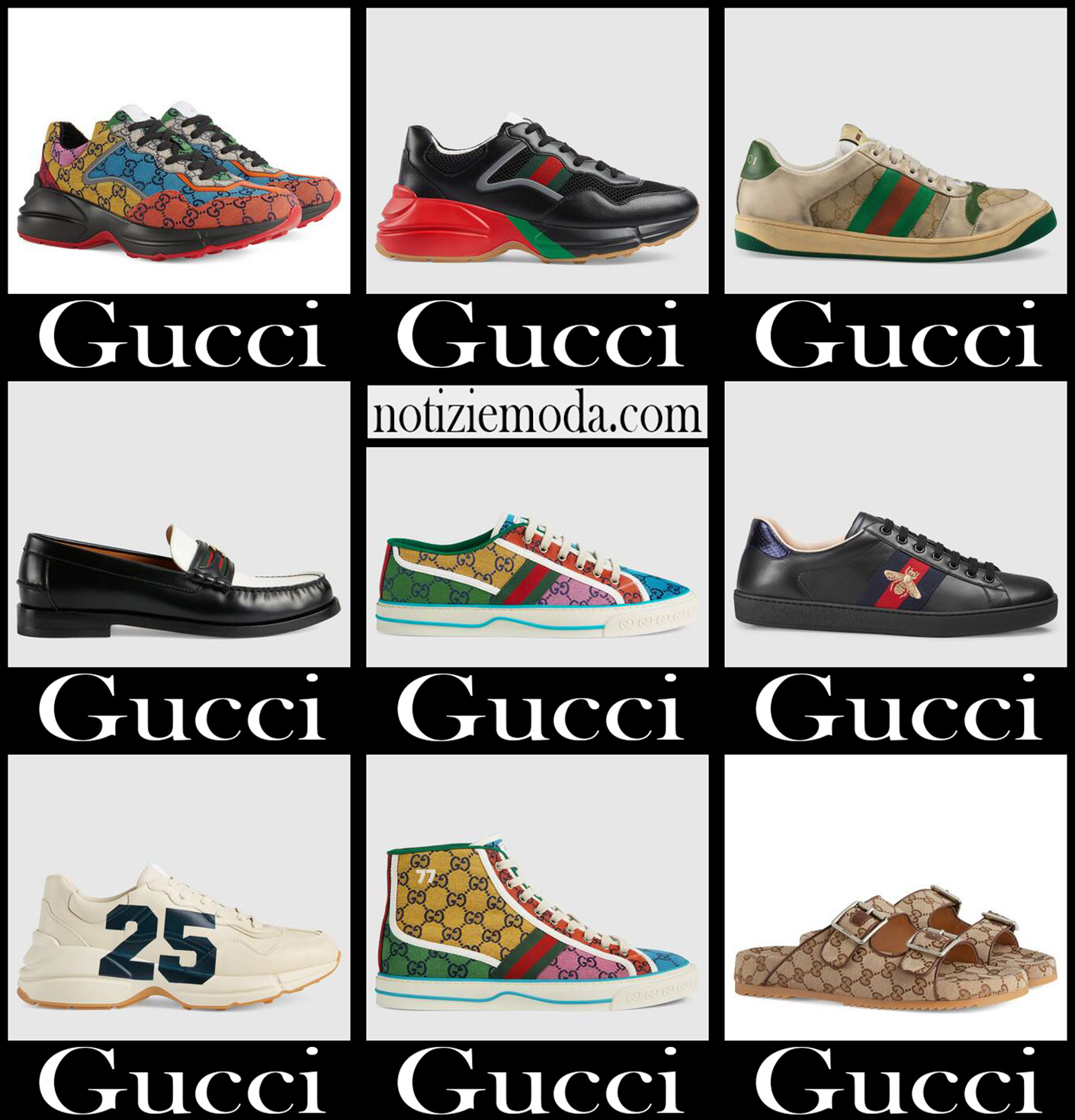 Scarpe Gucci nuovi arrivi calzature uomo accessori