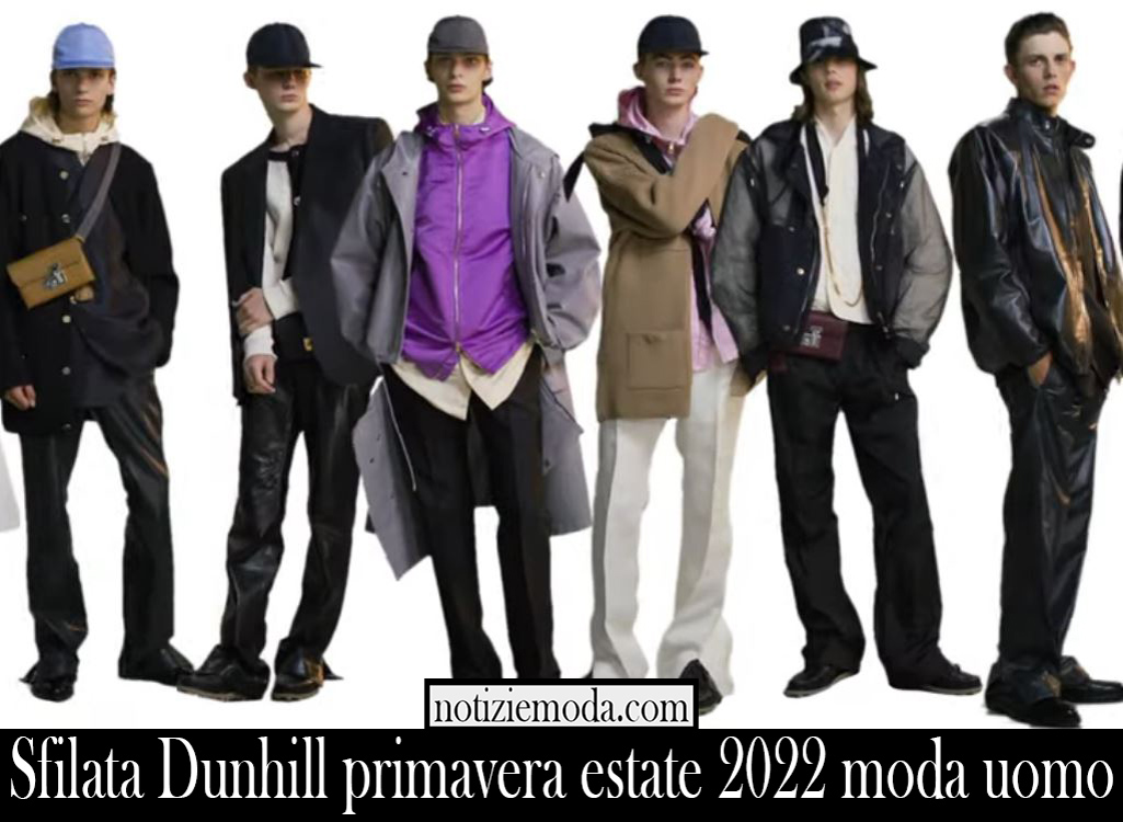 Sfilata Dunhill primavera estate 2022 moda uomo
