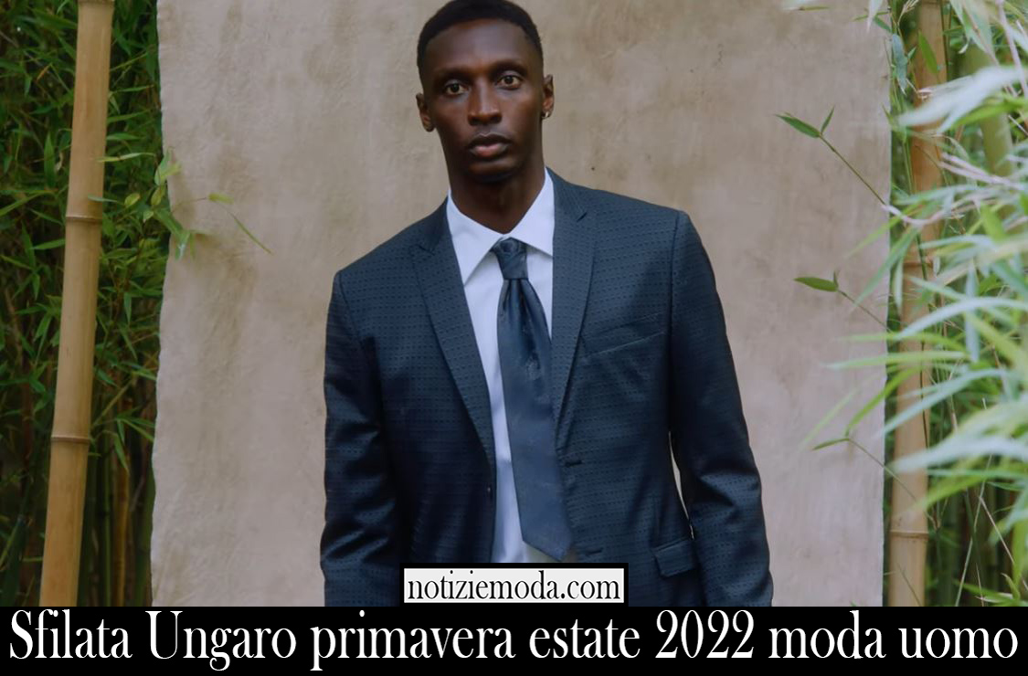 Sfilata Ungaro primavera estate 2022 moda uomo