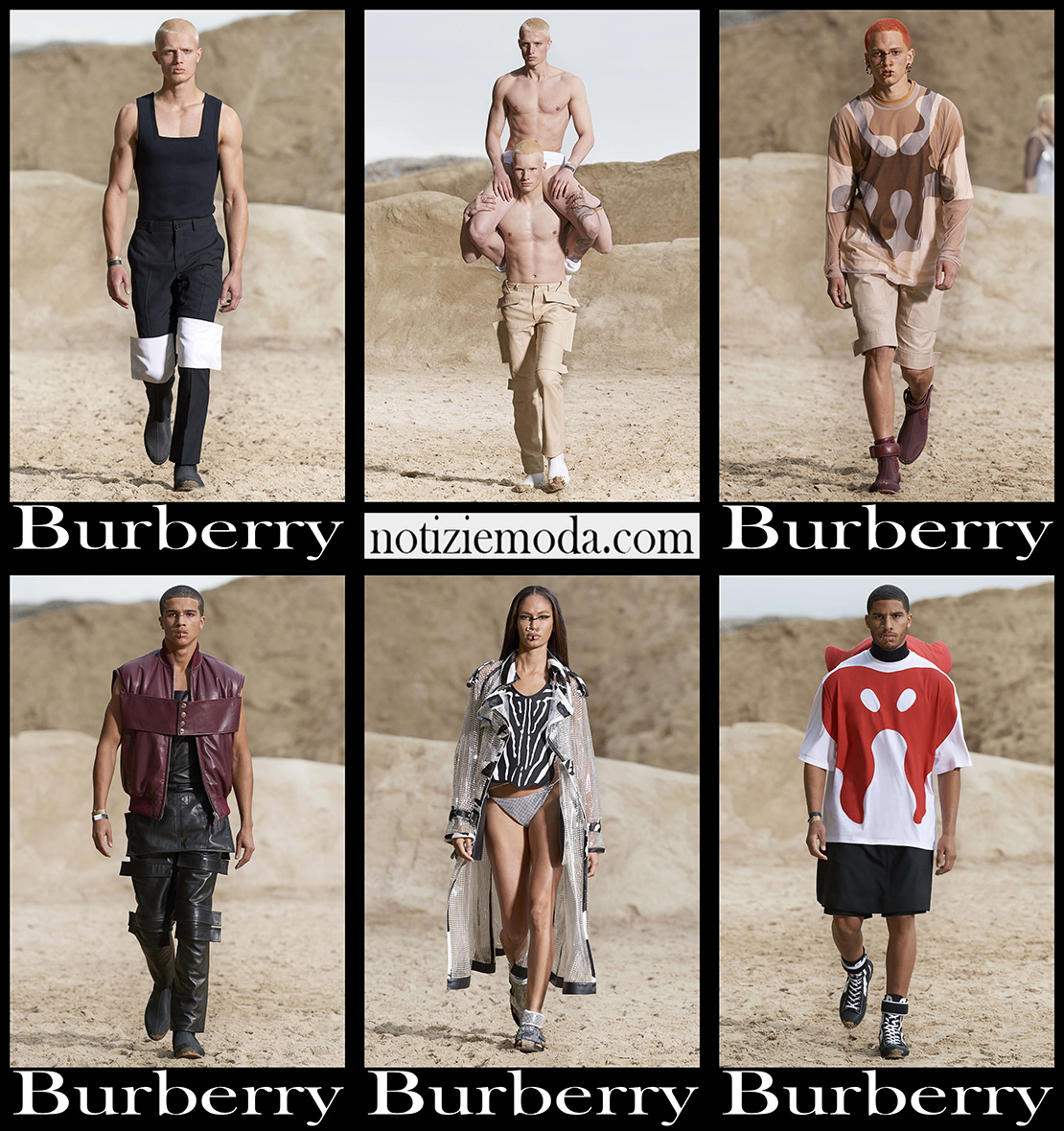 Collezione Burberry primavera estate 2022 moda uomo