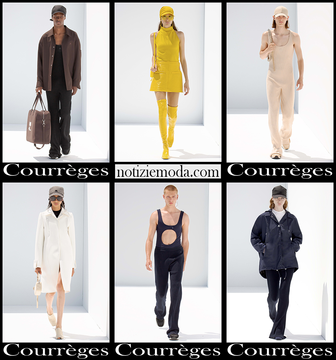 Collezione Courreges primavera estate 2022 abbigliamento