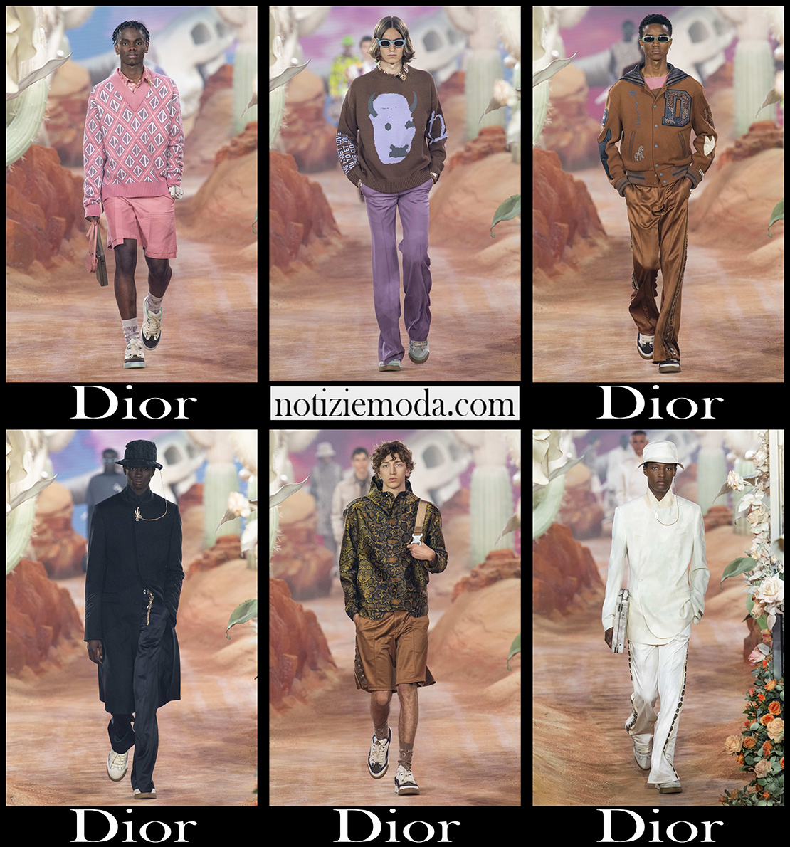 Collezione Dior primavera estate 2022 moda uomo