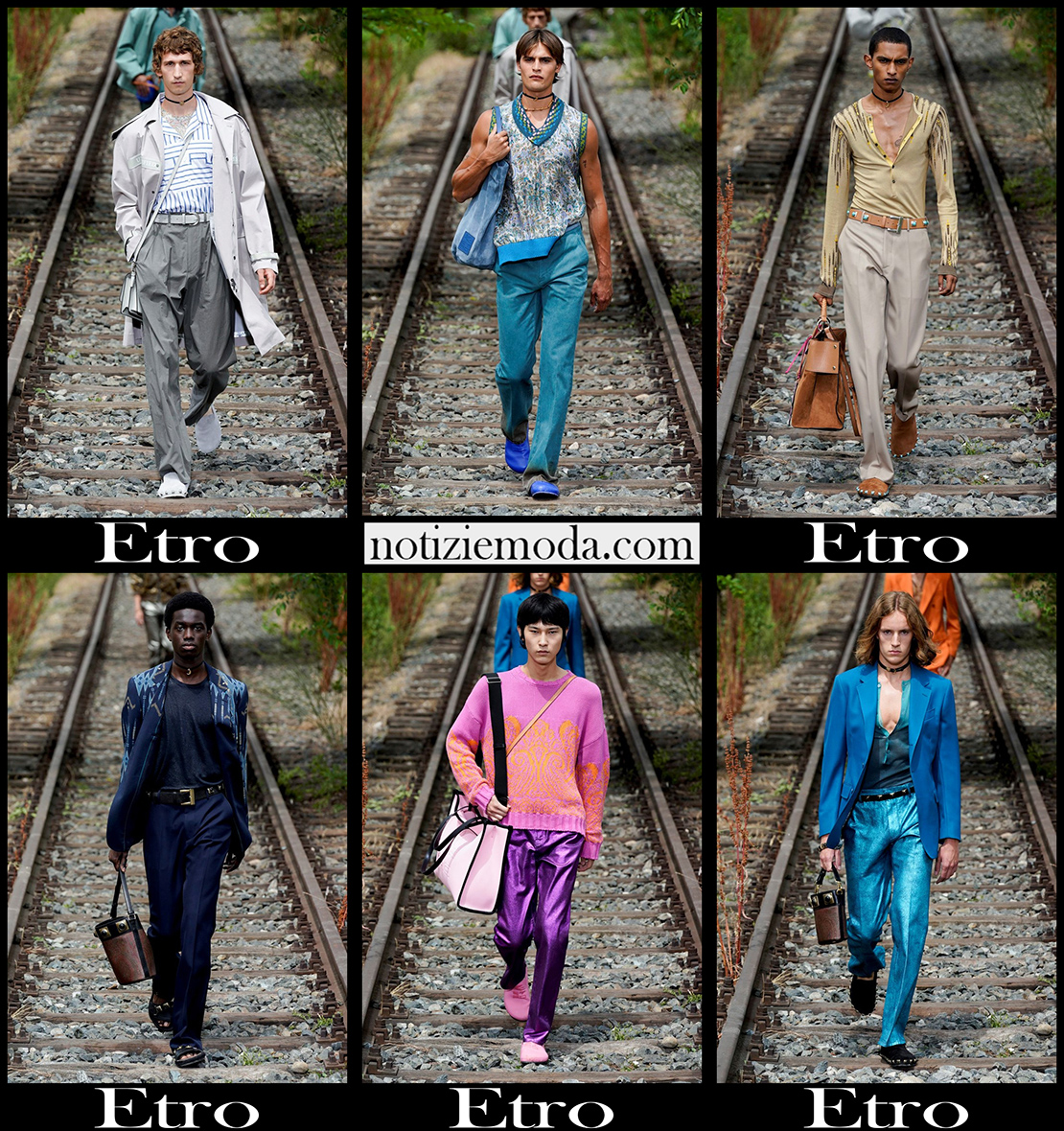 Collezione Etro primavera estate 2022 moda uomo