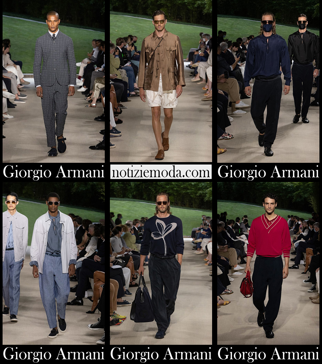 Collezione Giorgio Armani primavera estate 2022 uomo