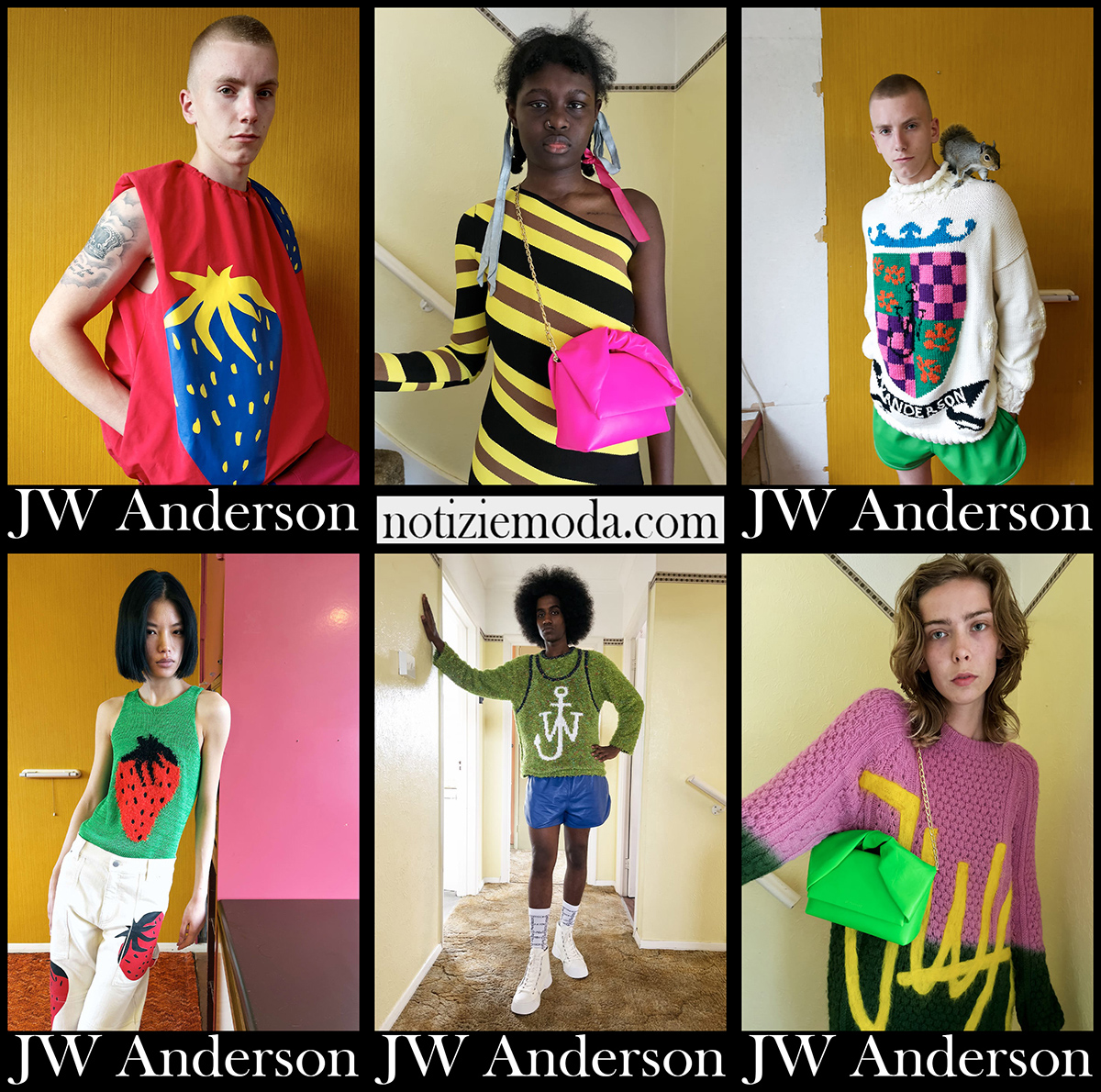 Collezione JW Anderson primavera estate 2022 abbigliamento