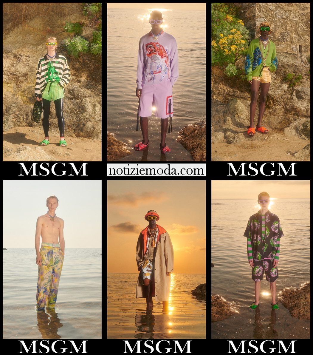 Collezione MSGM primavera estate 2022 moda uomo