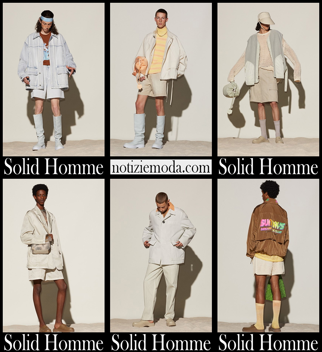 Collezione Solid Homme primavera estate 2022 uomo