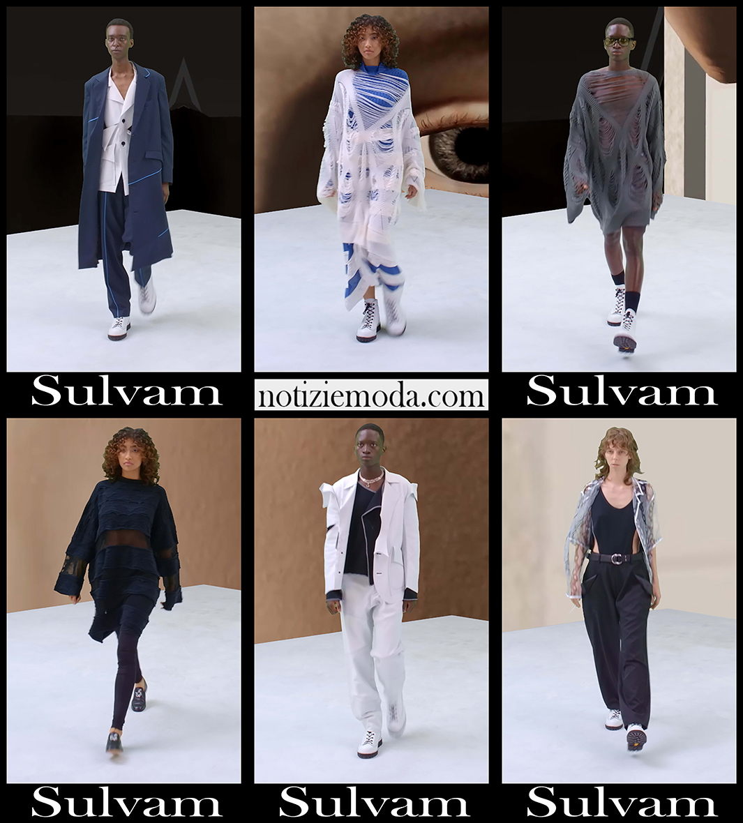 Collezione Sulvam primavera estate 2022 abbigliamento