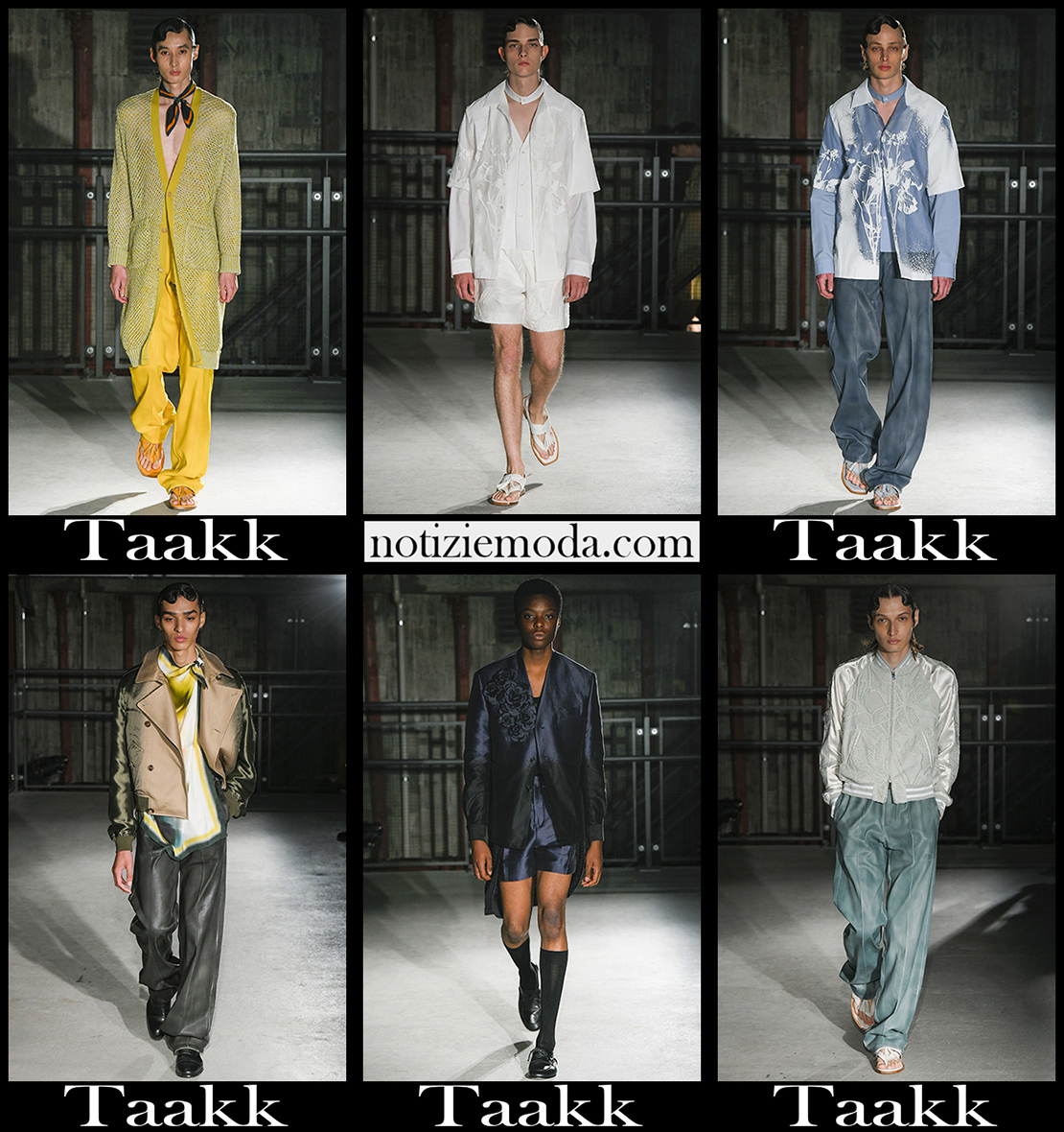 Collezione Taakk primavera estate 2022 moda uomo