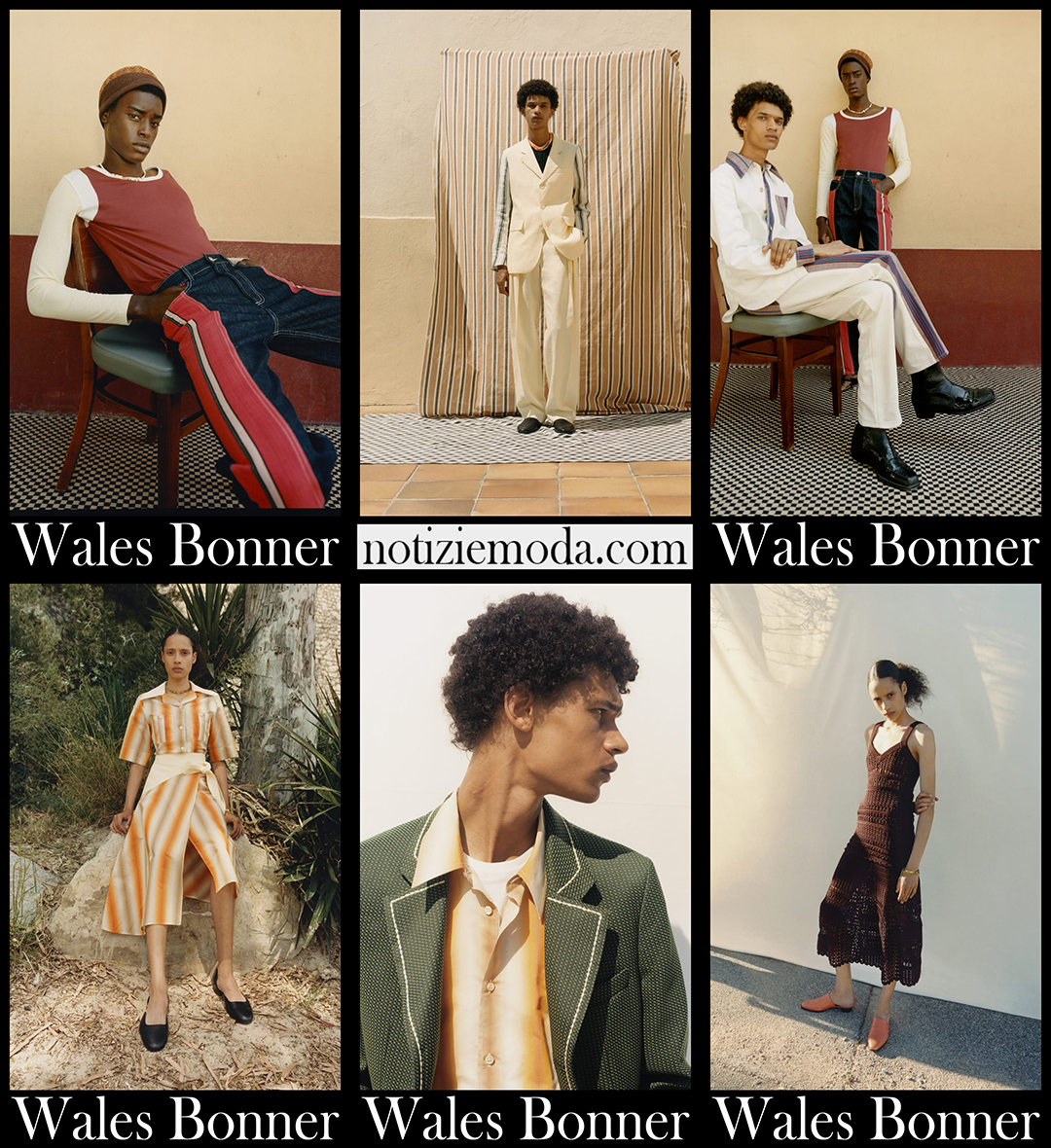 Collezione Wales Bonner primavera estate 2022 moda