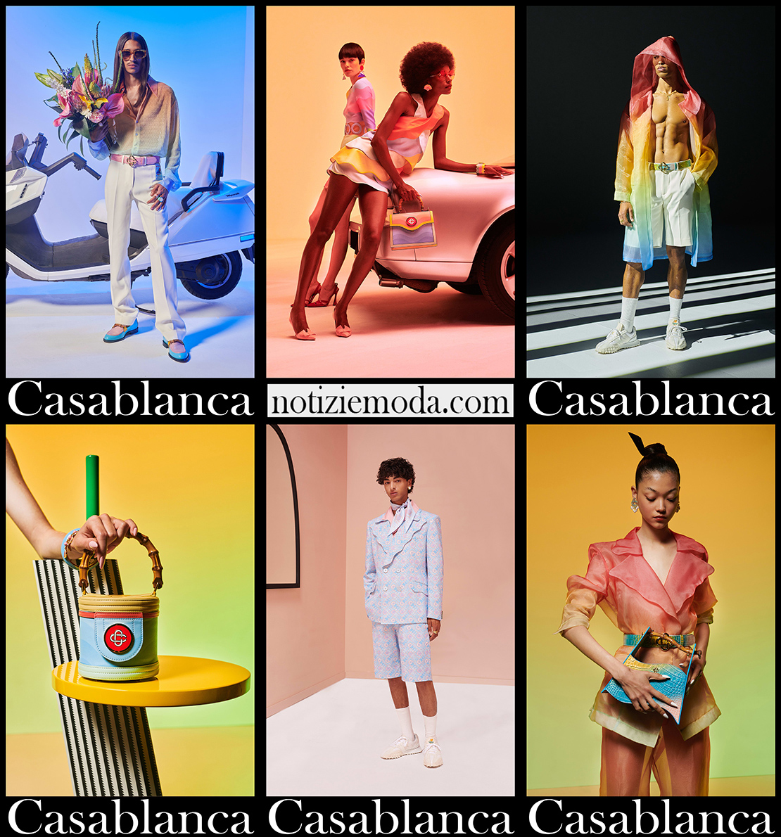 Collezione Casablanca primavera estate 2022 abbigliamento