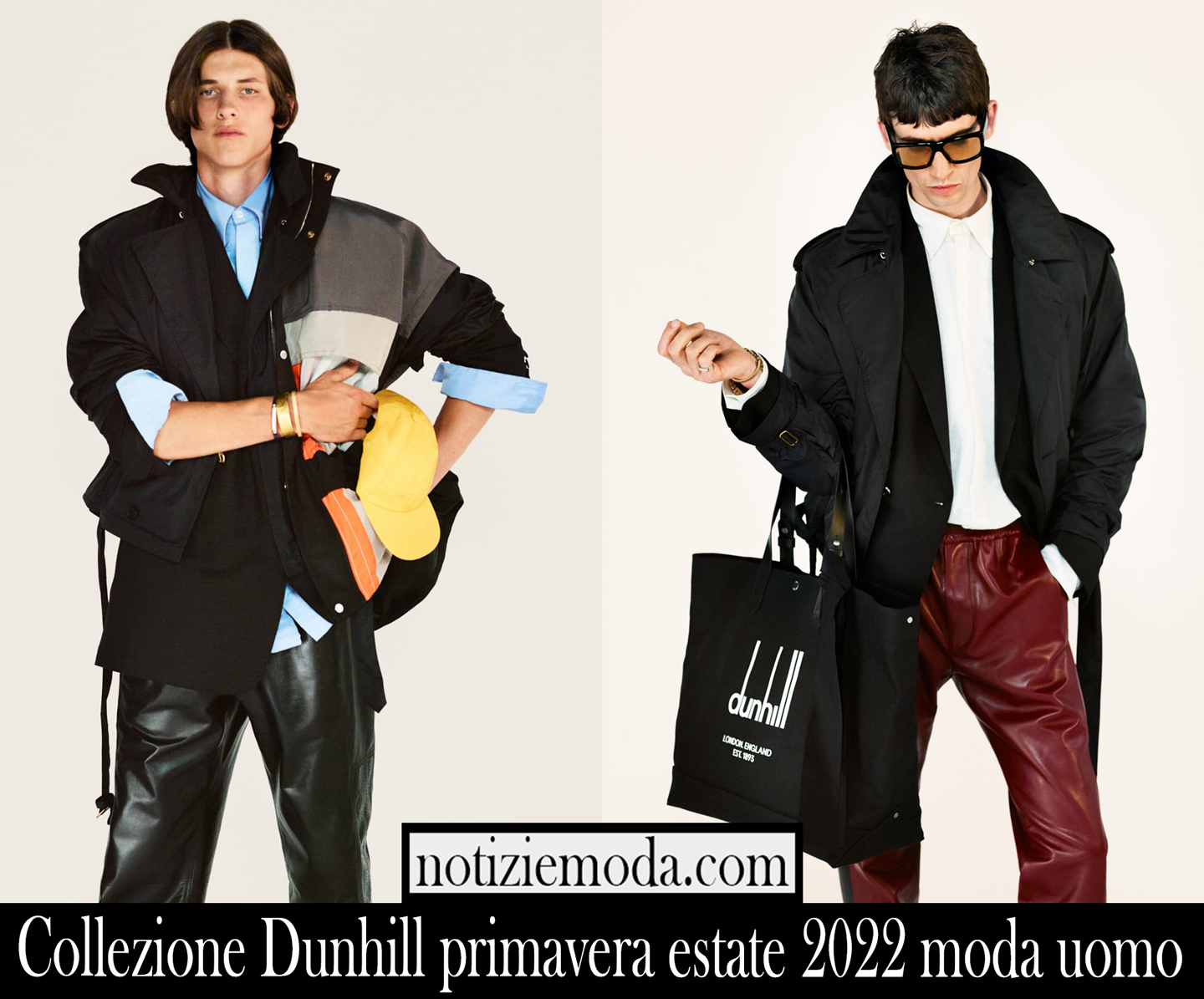 Collezione Dunhill primavera estate 2022 moda uomo