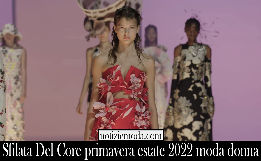 Sfilata Del Core primavera estate 2022 moda donna