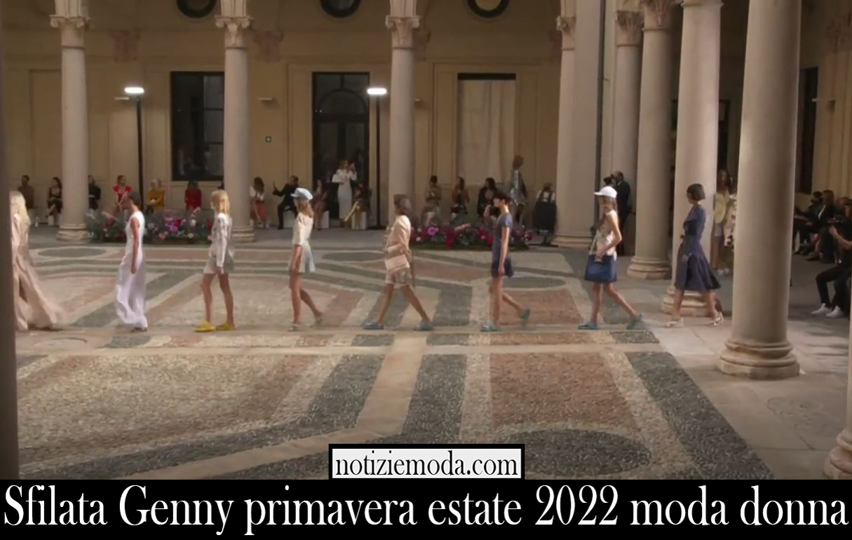 Sfilata Genny primavera estate 2022 moda donna