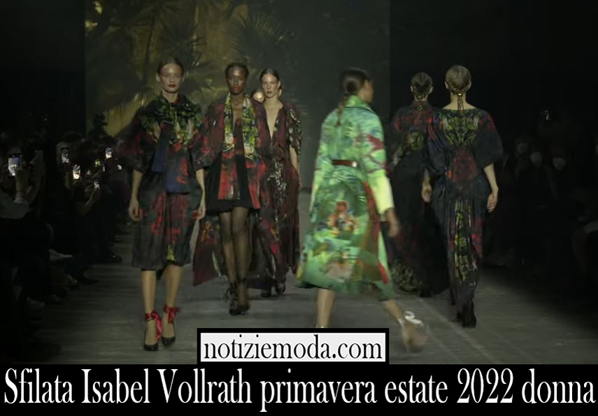 Sfilata Isabel Vollrath primavera estate 2022 donna