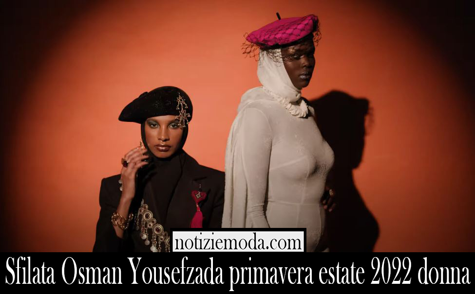 Sfilata Osman Yousefzada primavera estate 2022 donna