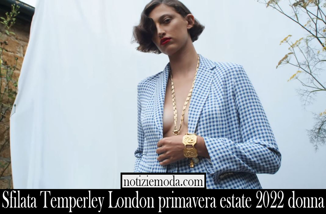 Sfilata Temperley London primavera estate 2022 donna