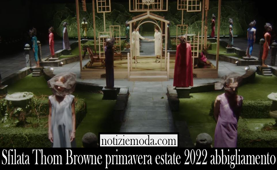 Sfilata Thom Browne primavera estate 2022 abbigliamento