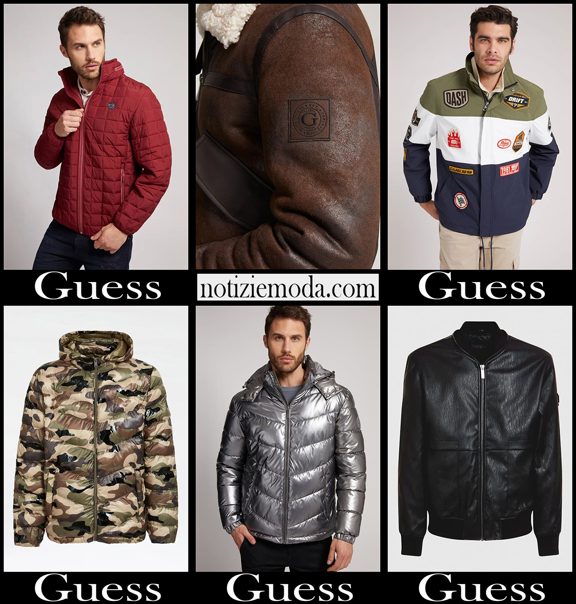 Giacche Guess 2022 abbigliamento uomo nuovi arrivi