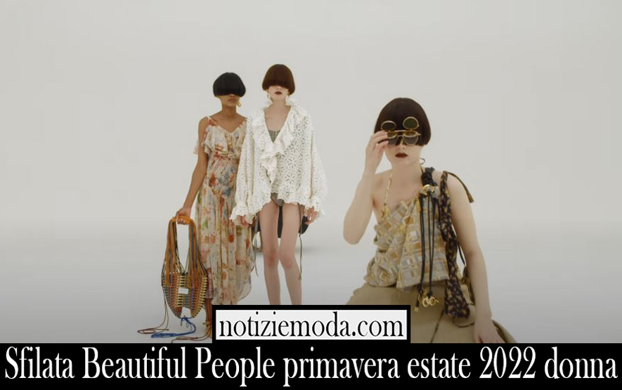 Sfilata Beautiful People primavera estate 2022 donna