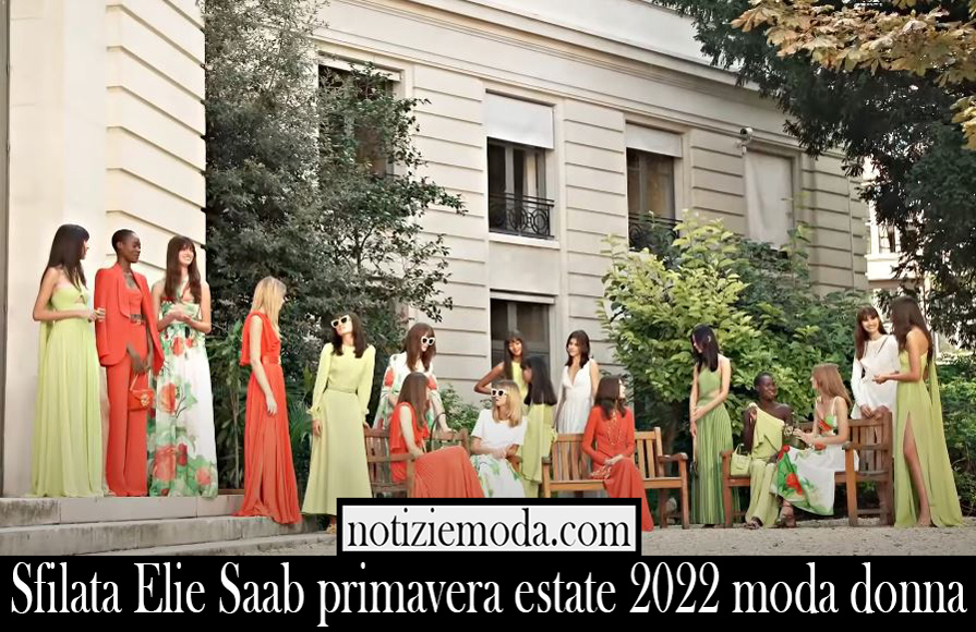 Sfilata Elie Saab primavera estate 2022 moda donna