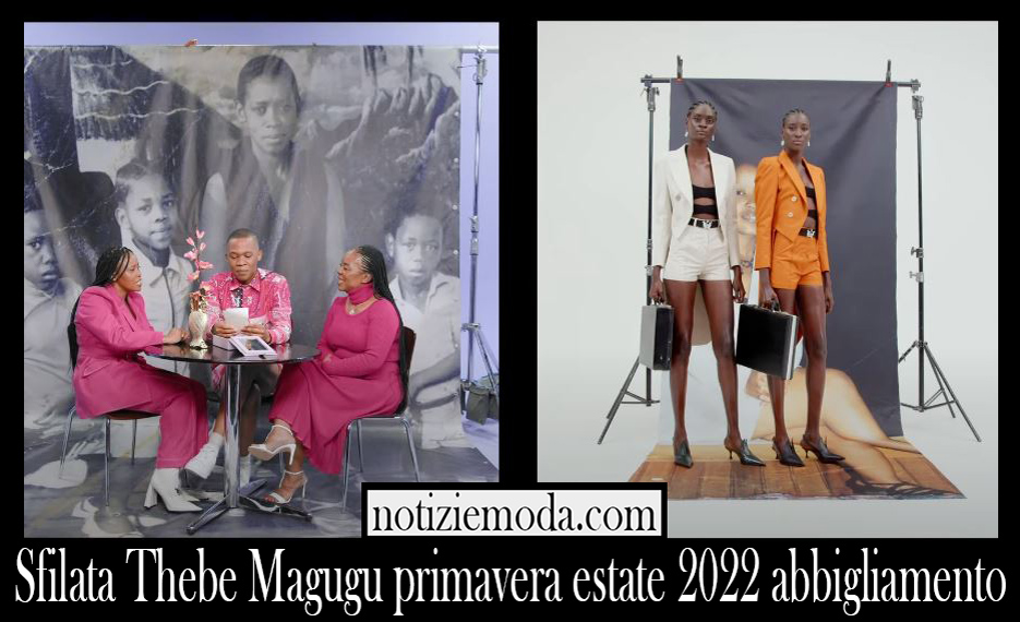 Sfilata Thebe Magugu primavera estate 2022 abbigliamento