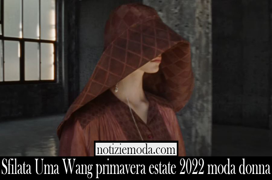 Sfilata Uma Wang primavera estate 2022 moda donna